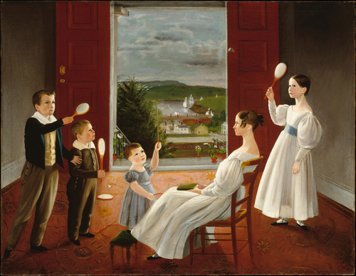 Children of Nathan Starr  ca. 1835  by Ambrose Andrews   1801-1877  The Metropolitan Museum of Art  New York  NY 1987.404